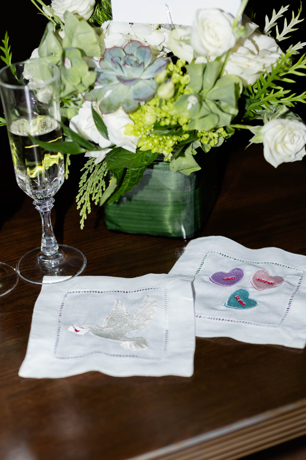 Cocktail Napkins (Set of 4) - Valentines