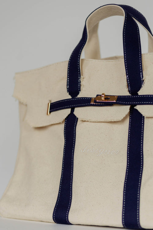 Canvas Boatkin - Navy Trim