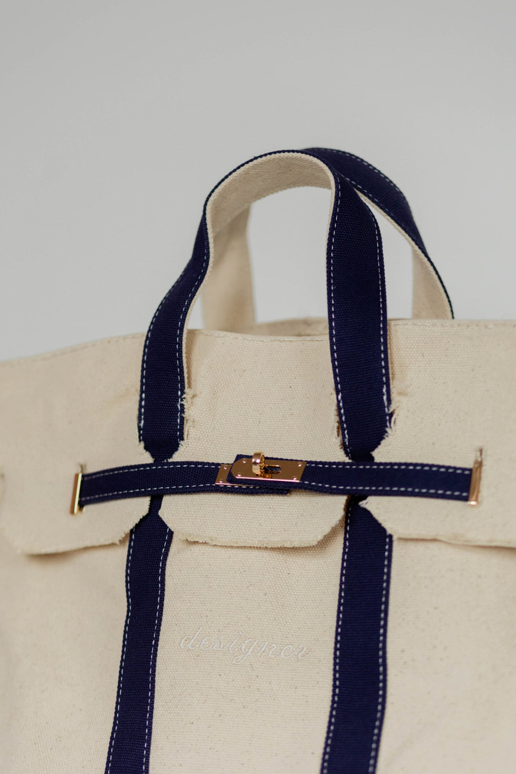 Canvas Boatkin - Navy Trim