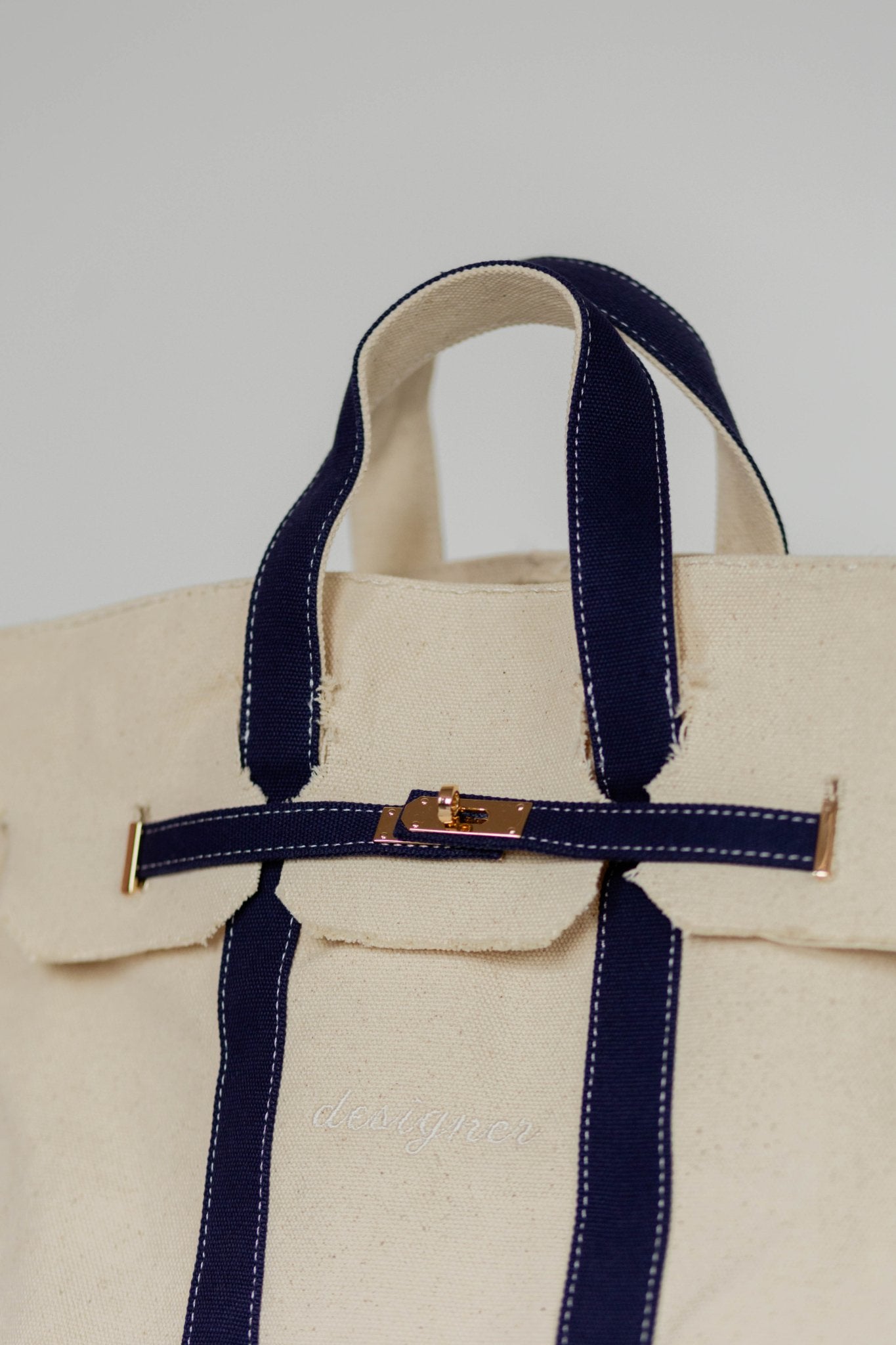 Canvas Boatkin - Navy Trim