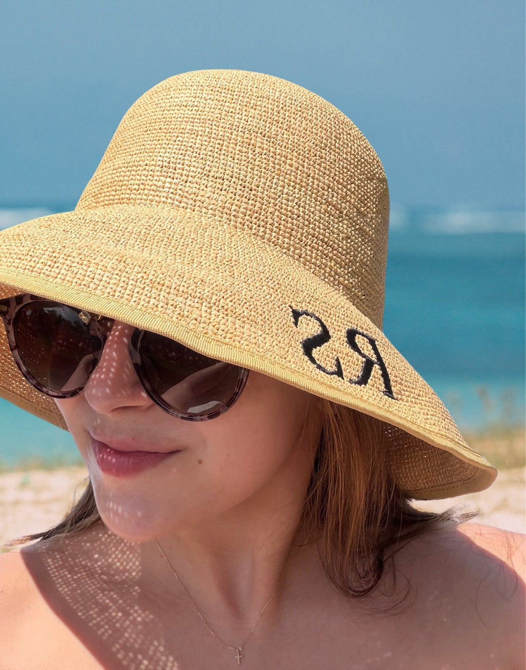 Raffia Crochet Sun Hat