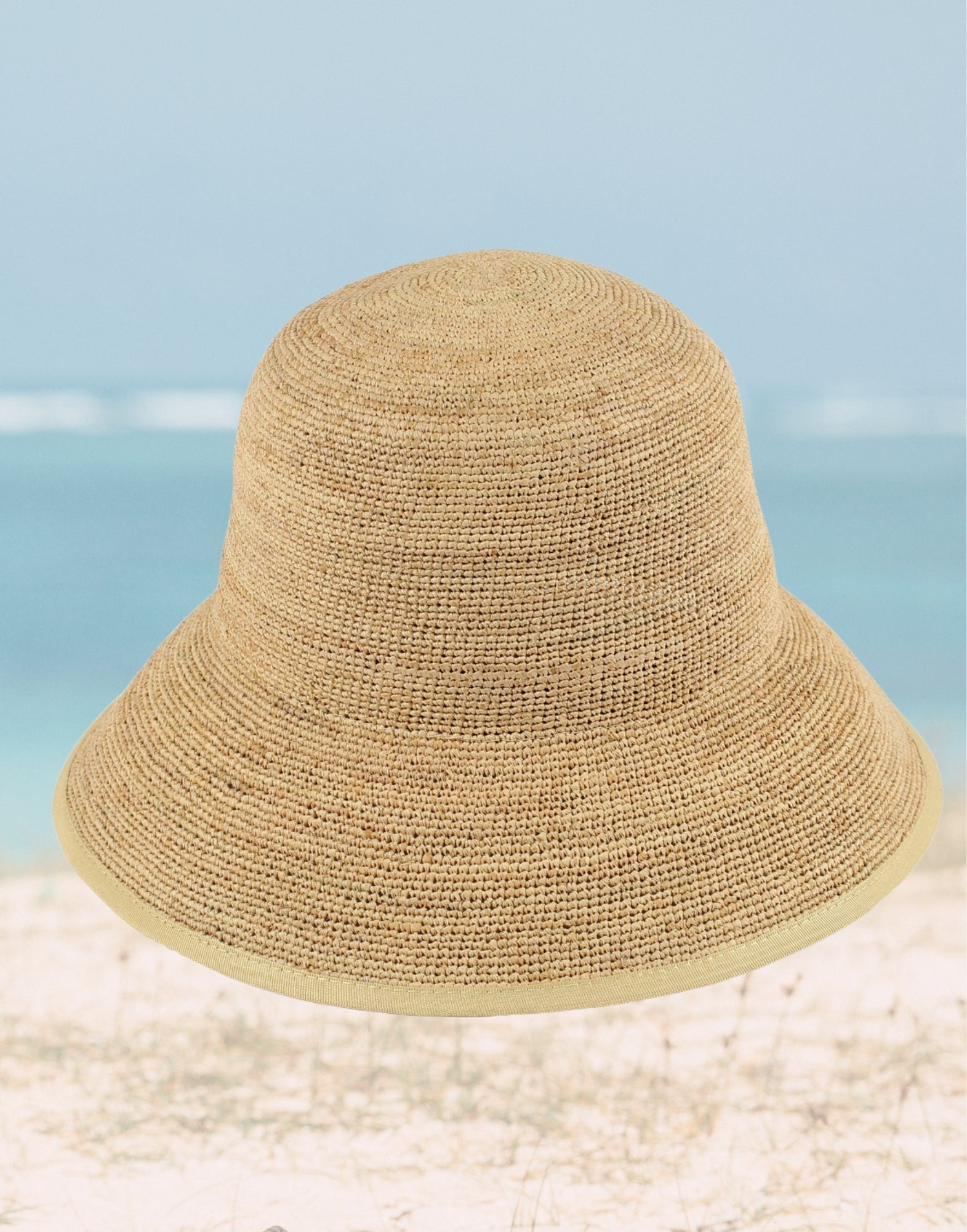 Raffia Crochet Sun Hat