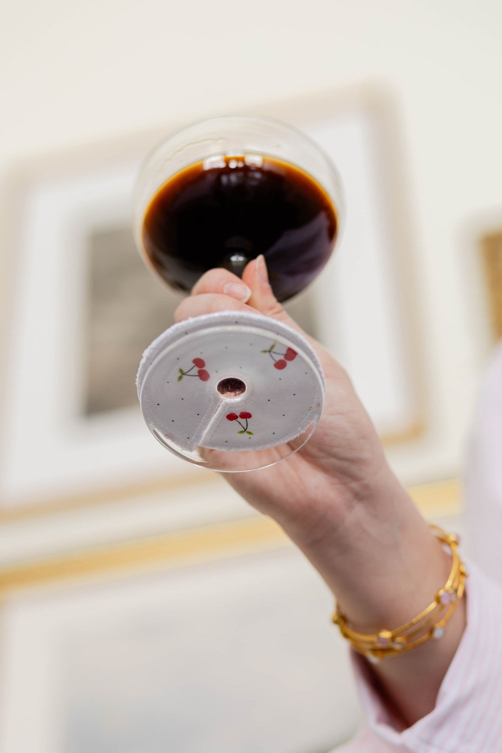 Round Drink Tags (Set of 4) - Happy Hour